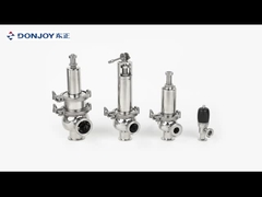 Sanitäre EPDM-Dichtung 120°C Druck über die Durchflussventil-Klemmenden