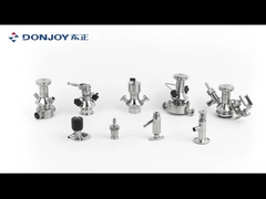 DIN SS316L pneumatisches aseptisches Probenventil mit Klemmanschluss