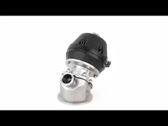 316L Pneumatisches oder manuelles Sanitärdiaphragma-Bodenventil 1' - 4'