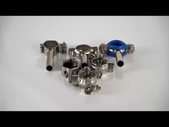 Sanitäre Edelstahl-Hochdruckschlauch- / Rohrleitungsspange 13MHP SS304/ Einpinnspange