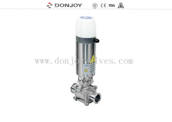 3 pcs Non retention Sanitary Ball Valve disasembly full port , SS316L , 2 INCH