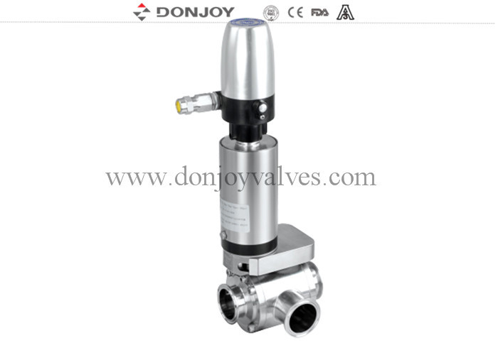 DONJOY Sanitär 3-Wege L-Typ Schmetterlingsventile mit ILTOP21A31