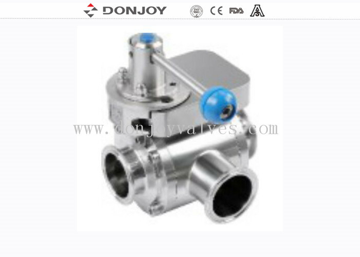 DONJOY Sanitär 3-Wege L-Typ Schmetterlingsventile mit ILTOP21A31