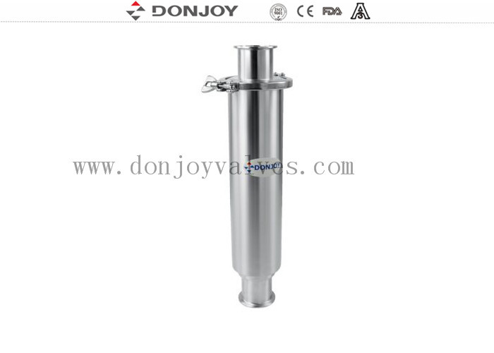 Inline Sanitärfilter / SS316L Gerade-Typ-Strainer mit Tri-Clamp-Ende