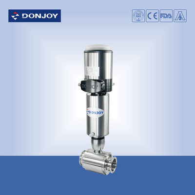 1"-4" Sanitary Ball Valve Stainless steel  Pneumatic Clamp  with Positioner