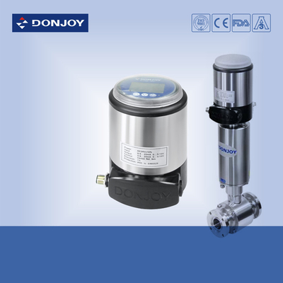Pneumatic Ball Valve , Regulating Valve With Controller / Signal Indicator