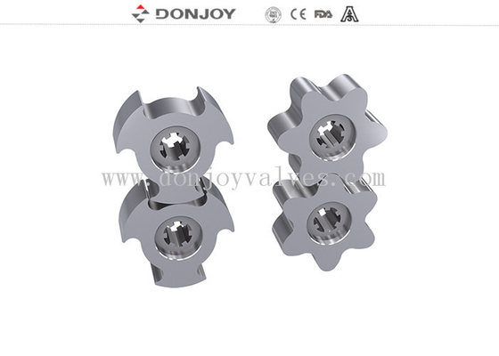 Fluid Control Mini Rotary Lobe Pump Honney Commestic Food Transfering