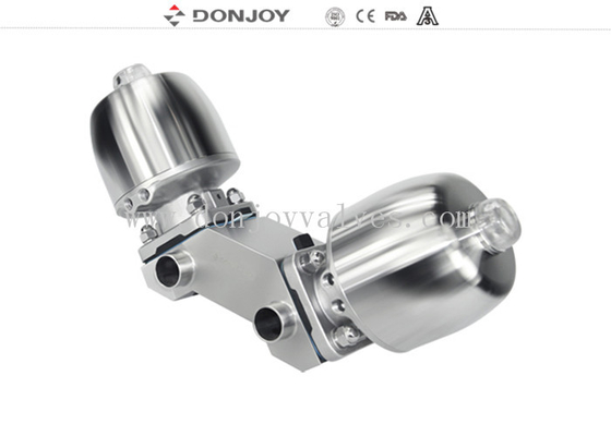 SS316L sanitary multiport Sanitary Diaphragm Valve for controlling flow