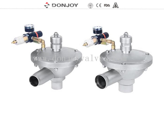 Mini Constant pressure Valve V type with clamped connection EPDM PTFE Gasket