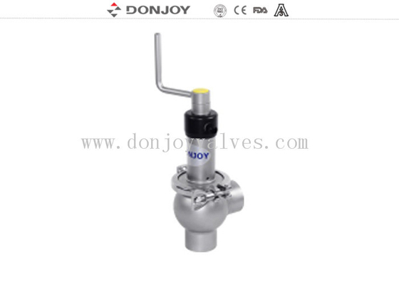 1 Inch SS 316L Sanitary Manual Regulating Single  Seat Valve with Welding Ends