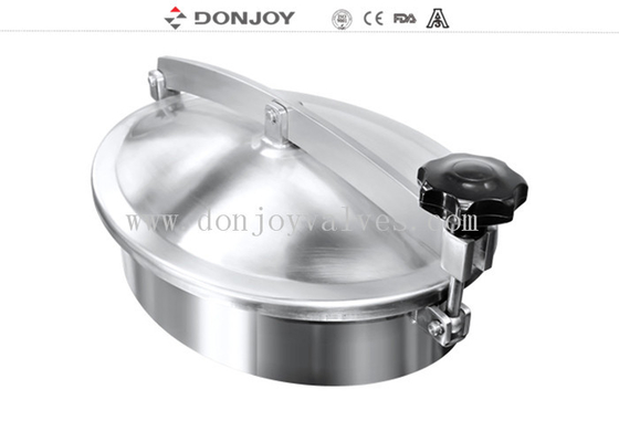 200mm Round Tank Manhole Cover Mirror / Matt Polished Without Pressure