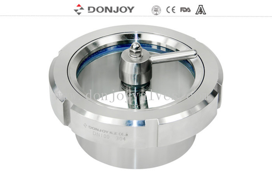 Quality DN150 Stainless Steel Union Sight Glass with the dust wiper