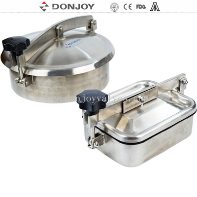 200mm Round Tank Manhole Cover Mirror / Matt Polished Without Pressure