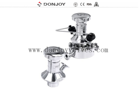 SS316L Automatic Aseptic Sterilizable Sampling Valve For Beverage