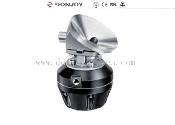 2 Zoll Schweiß 316l Pneumatische Tank Boden Sanitär-Diaphragma-Ventil mit Kunststoff-Aktor