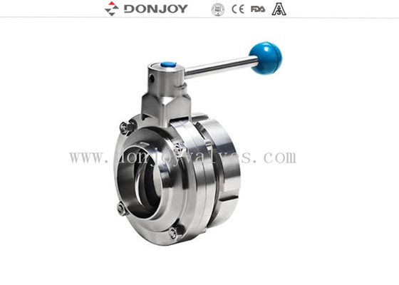 DONJOY Qualitäts-Sanitär-Edelstahl 304 / 316L DN 50 Klappenventile Einzel-Schweiß- und DIN-Außengewindeanschluss